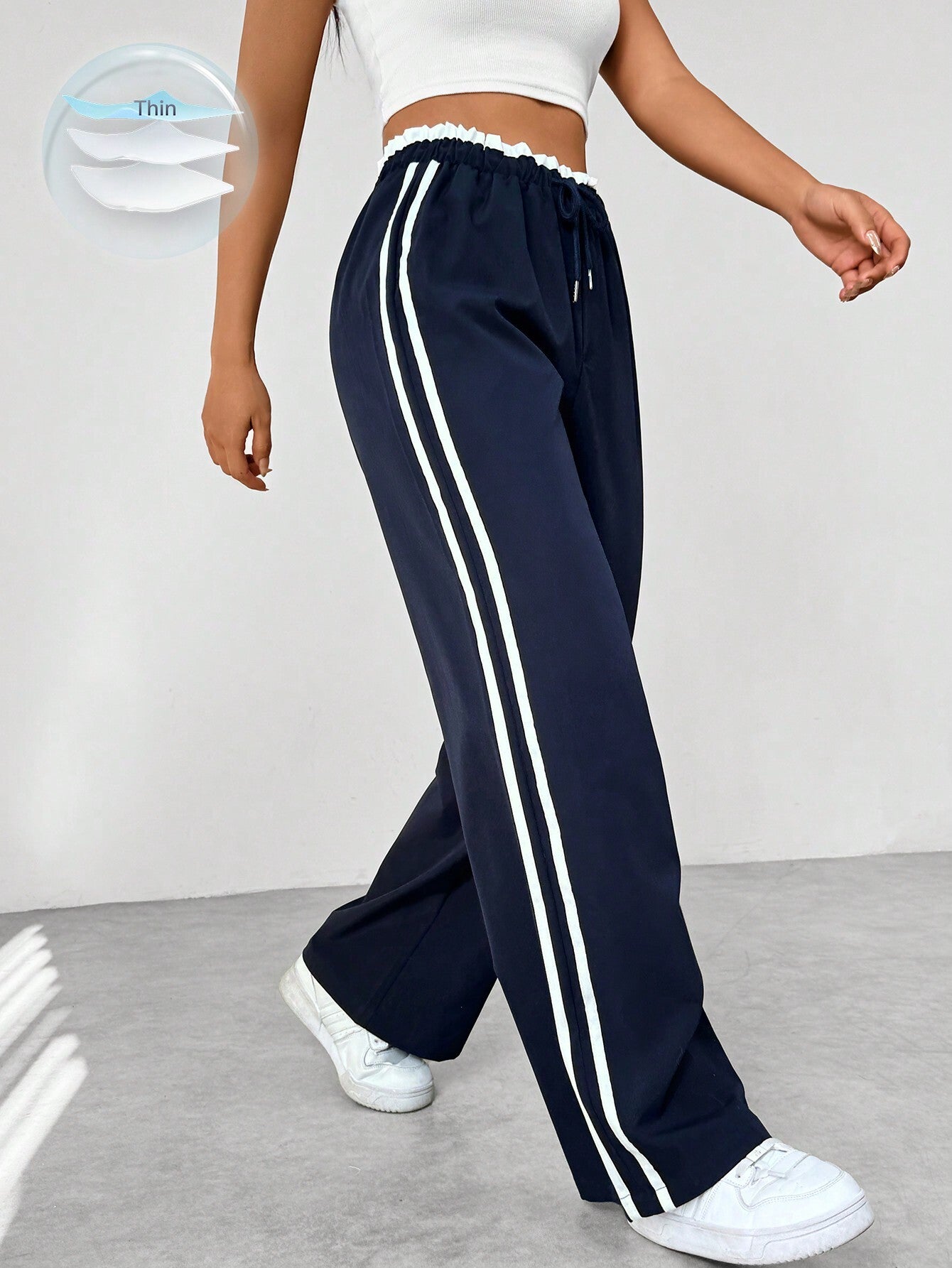 Wide-Leg Pants Women – Breathable Sporty Trousers for Casual Style