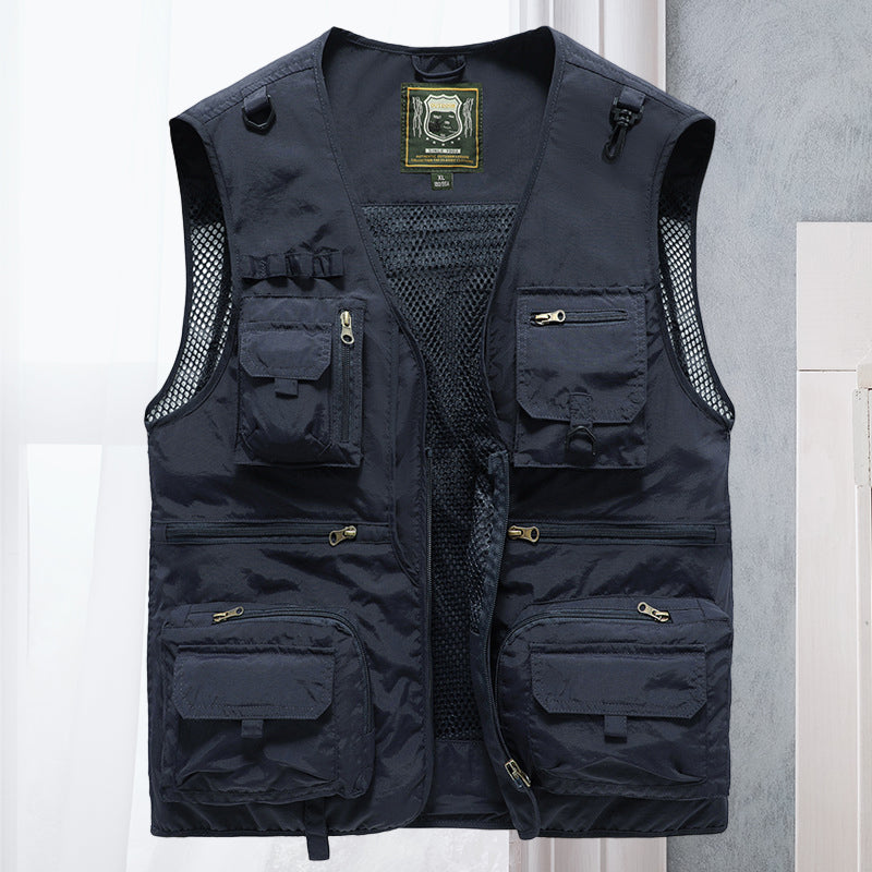 Lightweight Women's Vest – Casual Summer Vest with Pockets