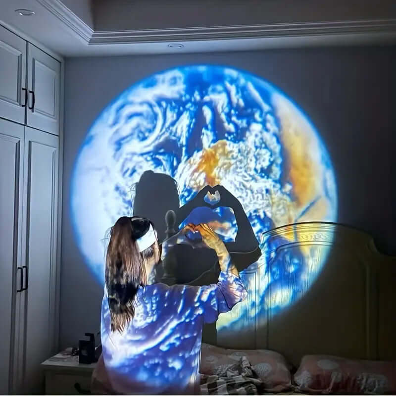 Projection Lamp Earth and Moon