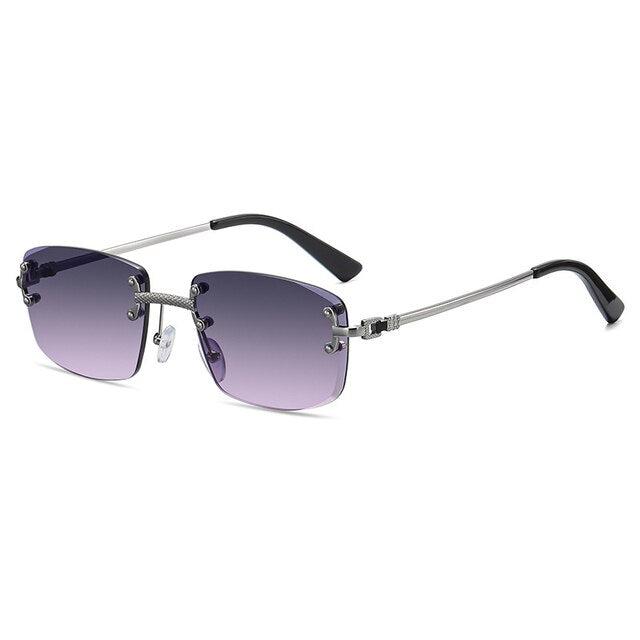 Sunglasses Unisex – Colored Lenses Gold Frame UV400 Protection