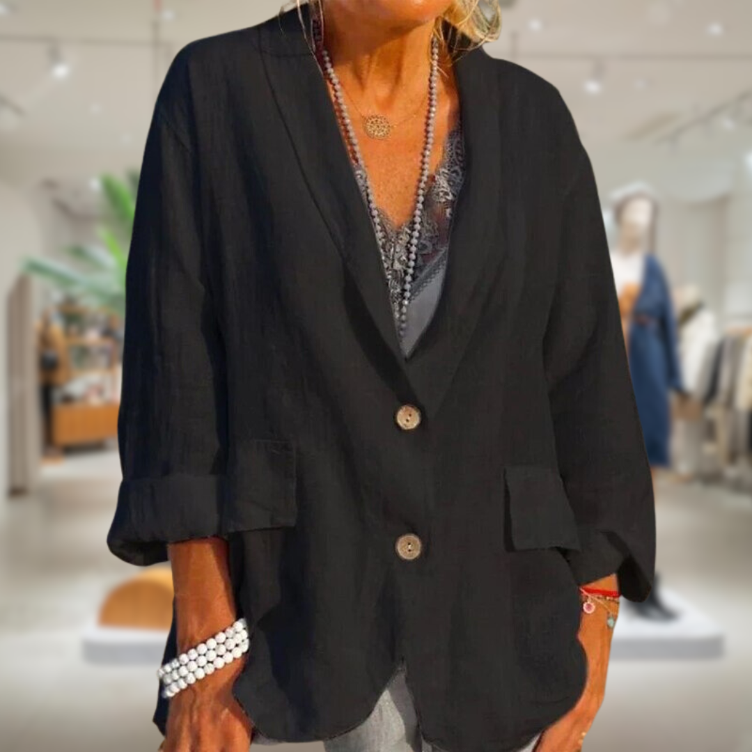 Linen Blazer Women – Lightweight Elegant Summer Jacket