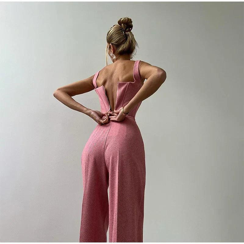 Women's Pantsuit – Elegant Tailored Fit, Luxurious Fabric for Work & Parties
