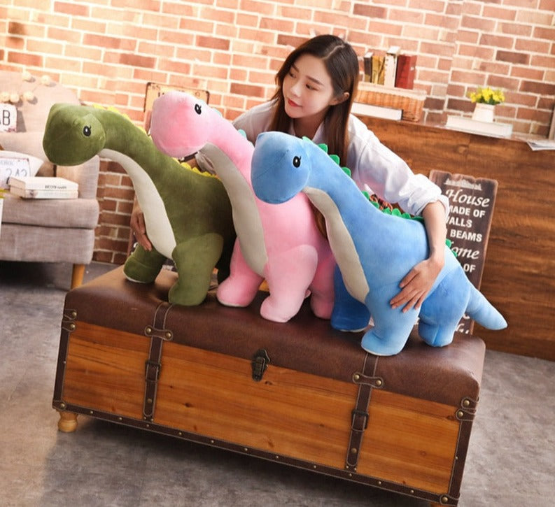 Plush Dinosaur Standing Diplodocus Stuffed Animal for Kids