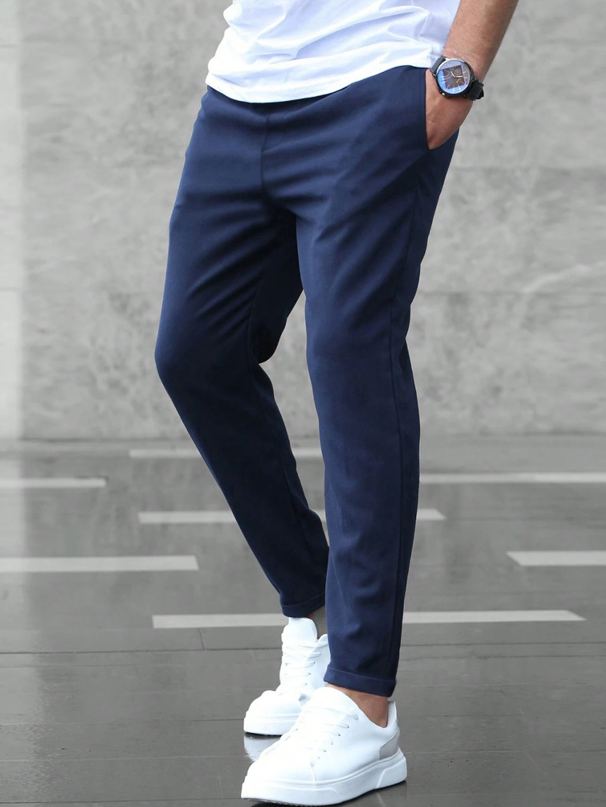 Men's Stretch Trousers – Comfortable Elegant Pants for Casual Formal Wear