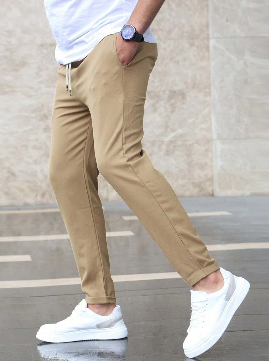 Men's Stretch Trousers – Comfortable Elegant Pants for Casual Formal Wear