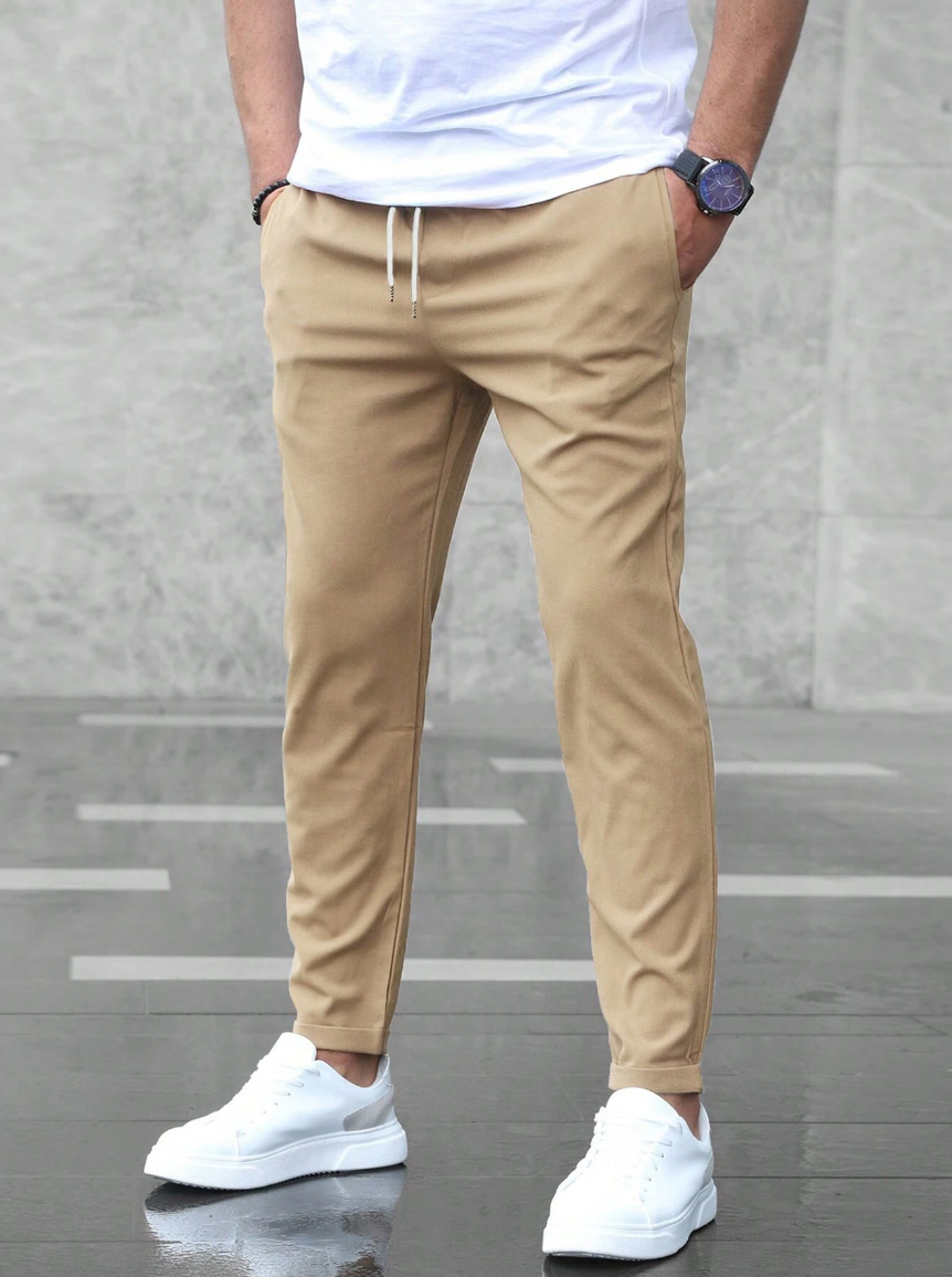 Men's Stretch Trousers – Comfortable Elegant Pants for Casual Formal Wear