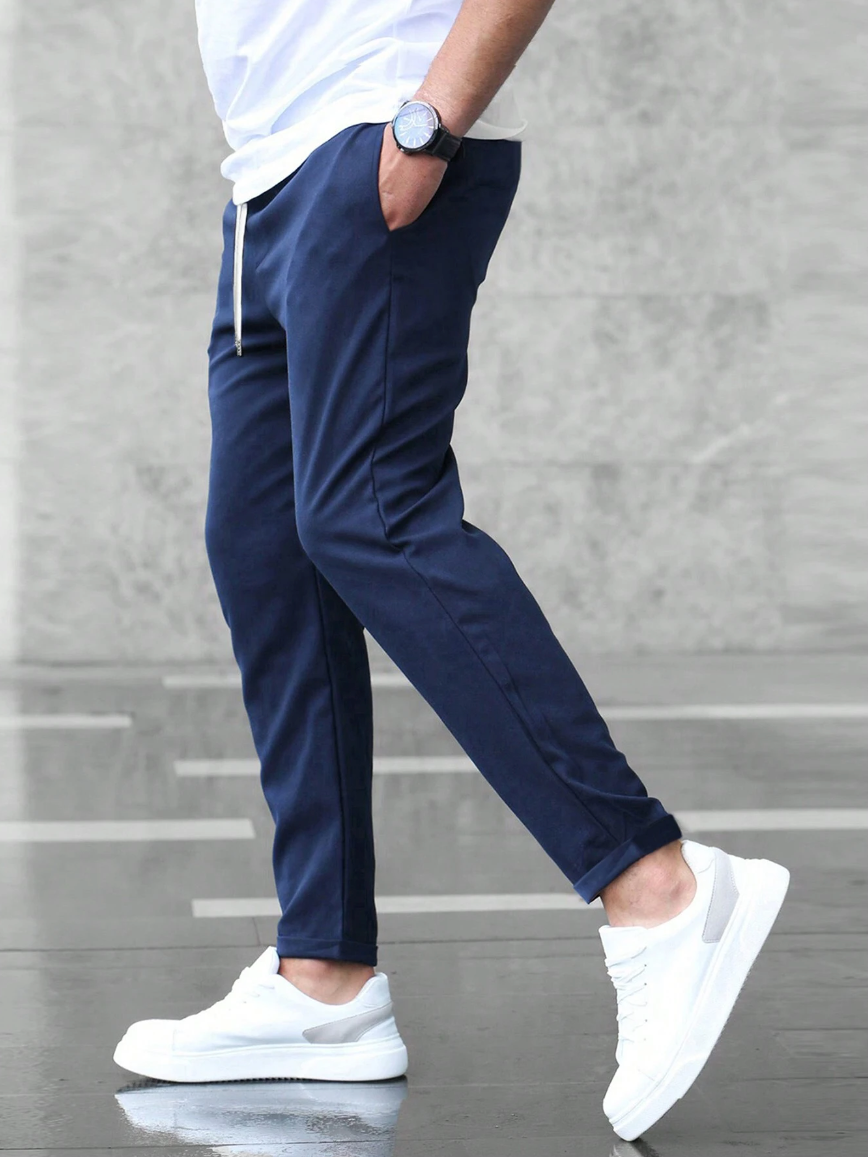 Men's Stretch Trousers – Comfortable Elegant Pants for Casual Formal Wear