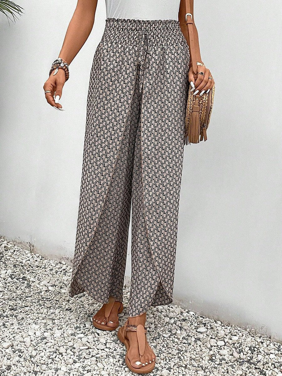 Women's Casual Pants – Elastic Waist Drawstring Comfort Fit