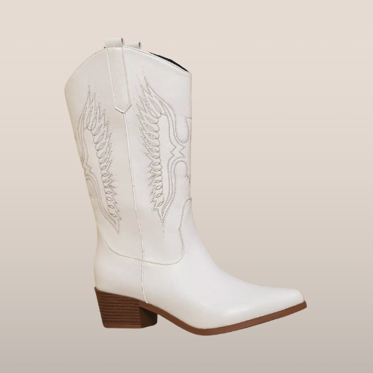 Ankle Boots Women – Western Leather Design with Comfortable Fit