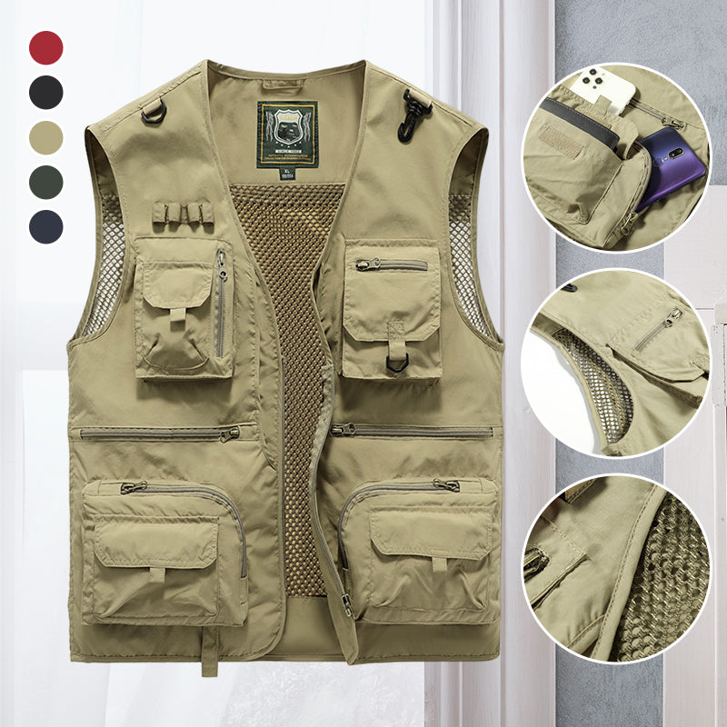 Lightweight Women's Vest – Casual Summer Vest with Pockets