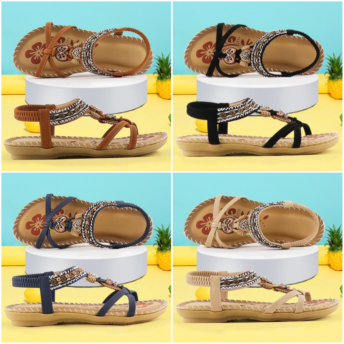 Summer Sandals Women – Designer Leather Footwear with Elegant Styles