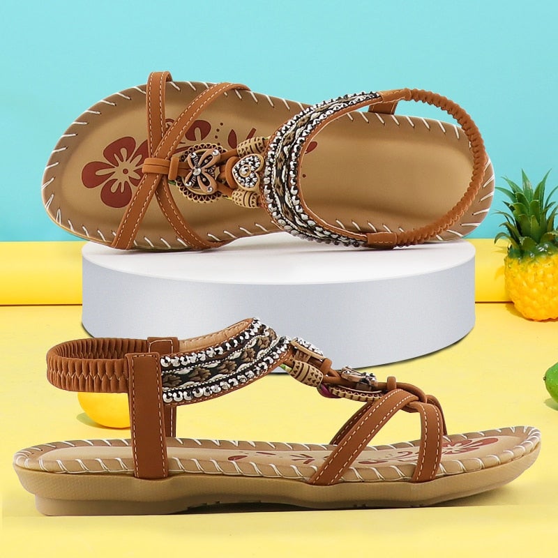 Summer Sandals Women – Designer Leather Footwear with Elegant Styles