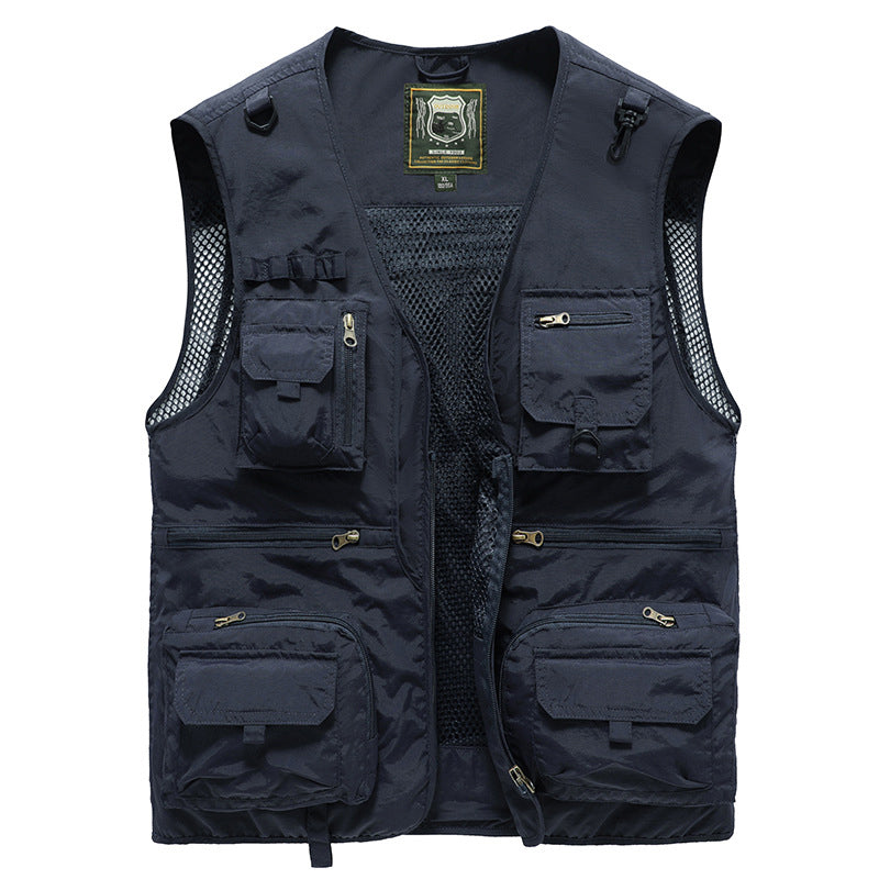 Lightweight Women's Vest – Casual Summer Vest with Pockets