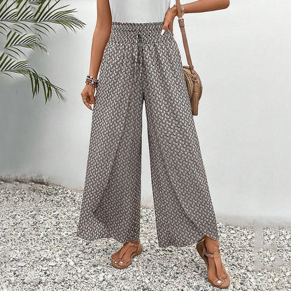 Women's Casual Pants – Elastic Waist Drawstring Comfort Fit