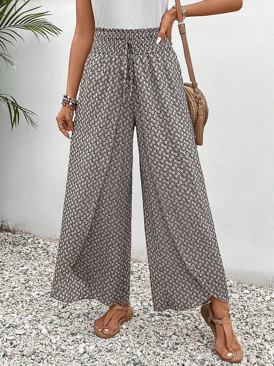 Women's Casual Pants – Elastic Waist Drawstring Comfort Fit