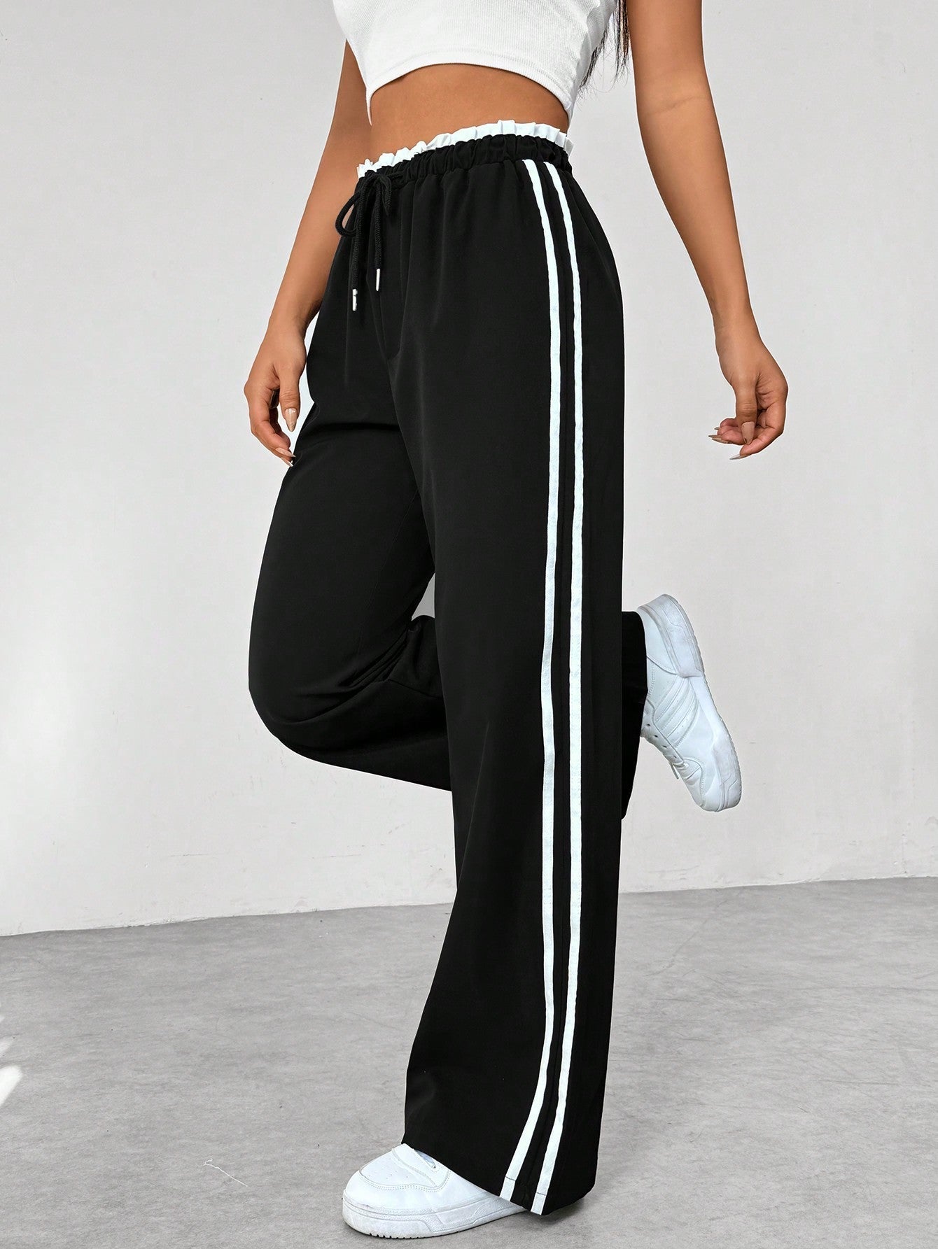 Wide-Leg Pants Women – Breathable Sporty Trousers for Casual Style