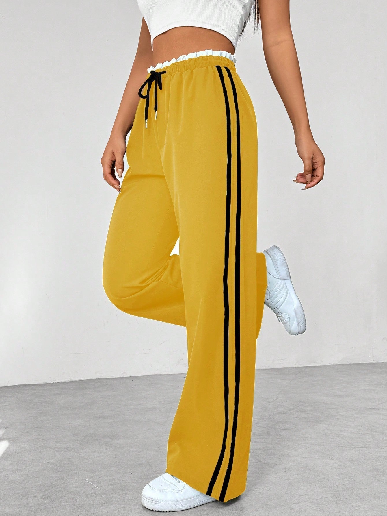 Wide-Leg Pants Women – Breathable Sporty Trousers for Casual Style