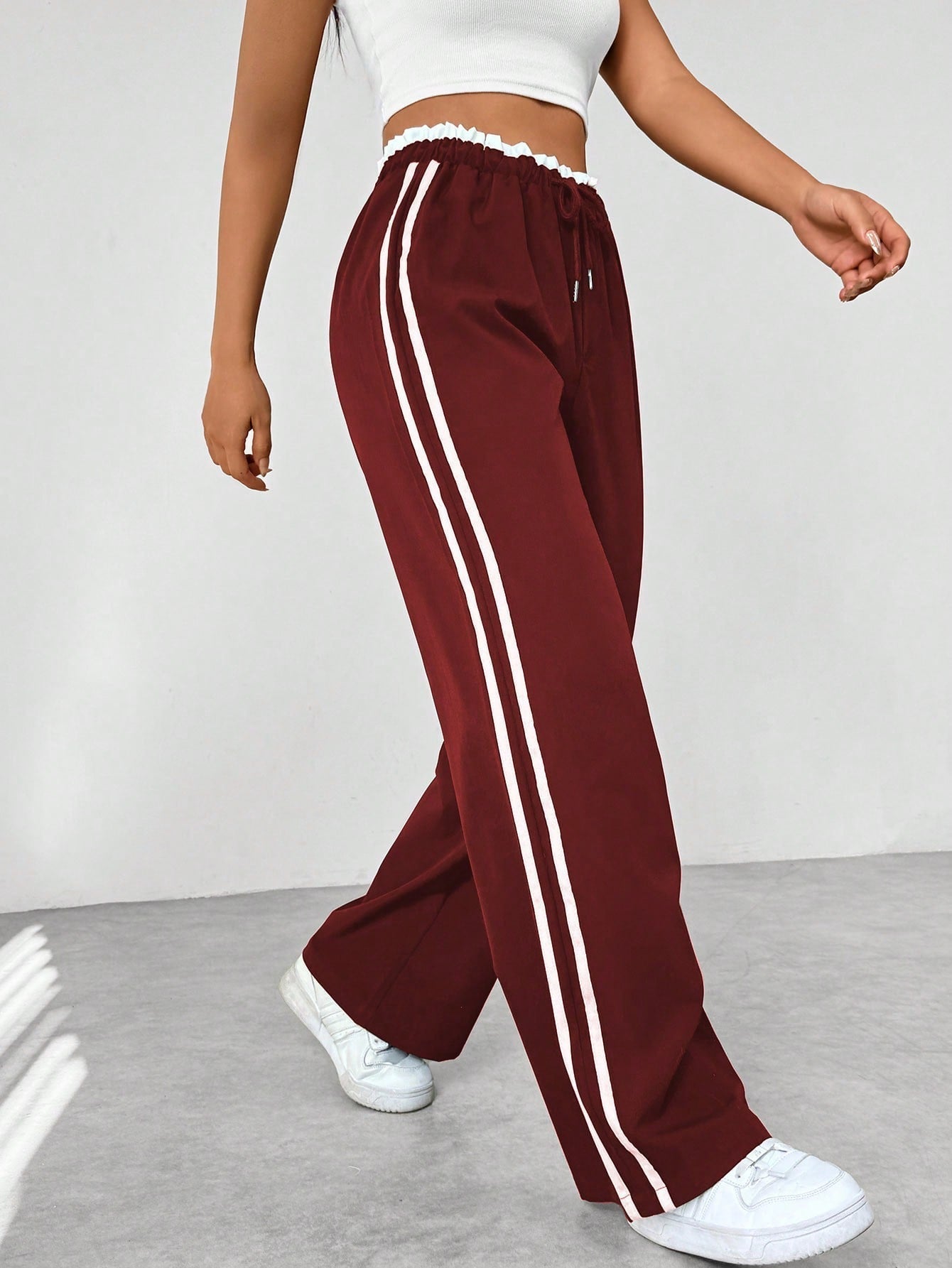 Wide-Leg Pants Women – Breathable Sporty Trousers for Casual Style