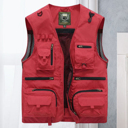 Lightweight Women's Vest – Casual Summer Vest with Pockets