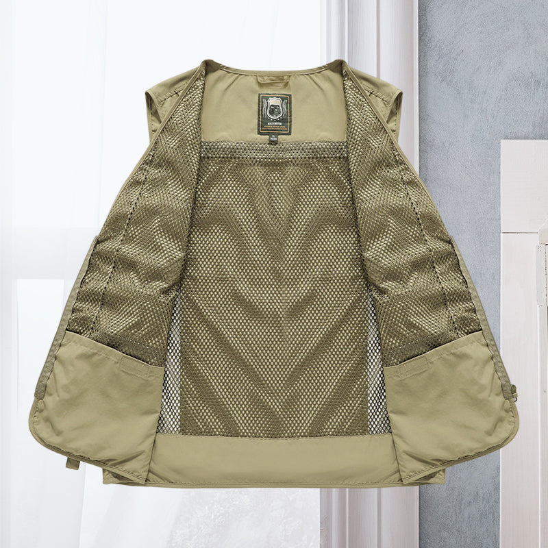 Lightweight Women's Vest – Casual Summer Vest with Pockets