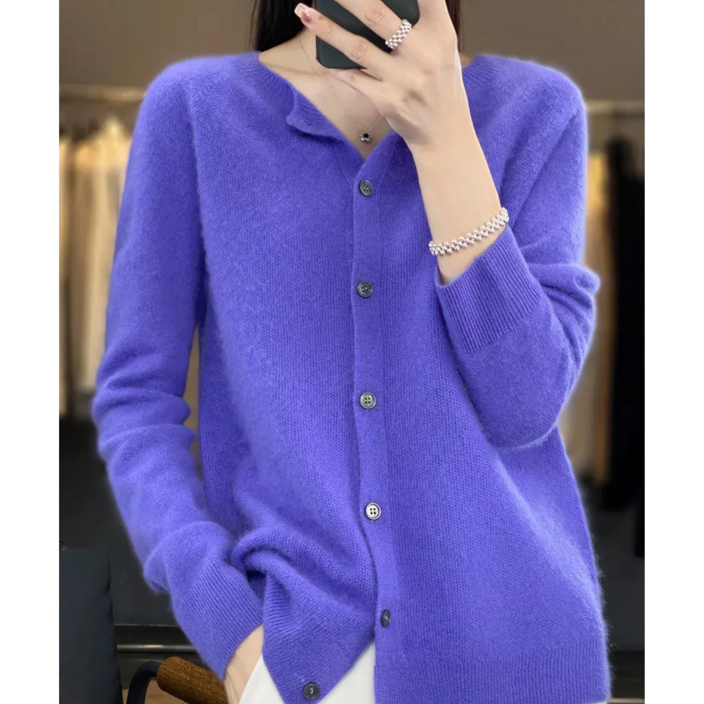 Cardigan caldo donna – Maglione morbido e elegante per l'inverno