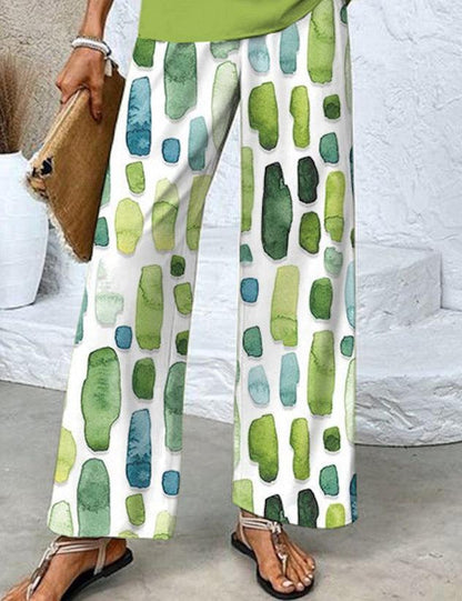 Two-Piece Set Women – Breezy Square Neck Outfit with Lightweight Fabric