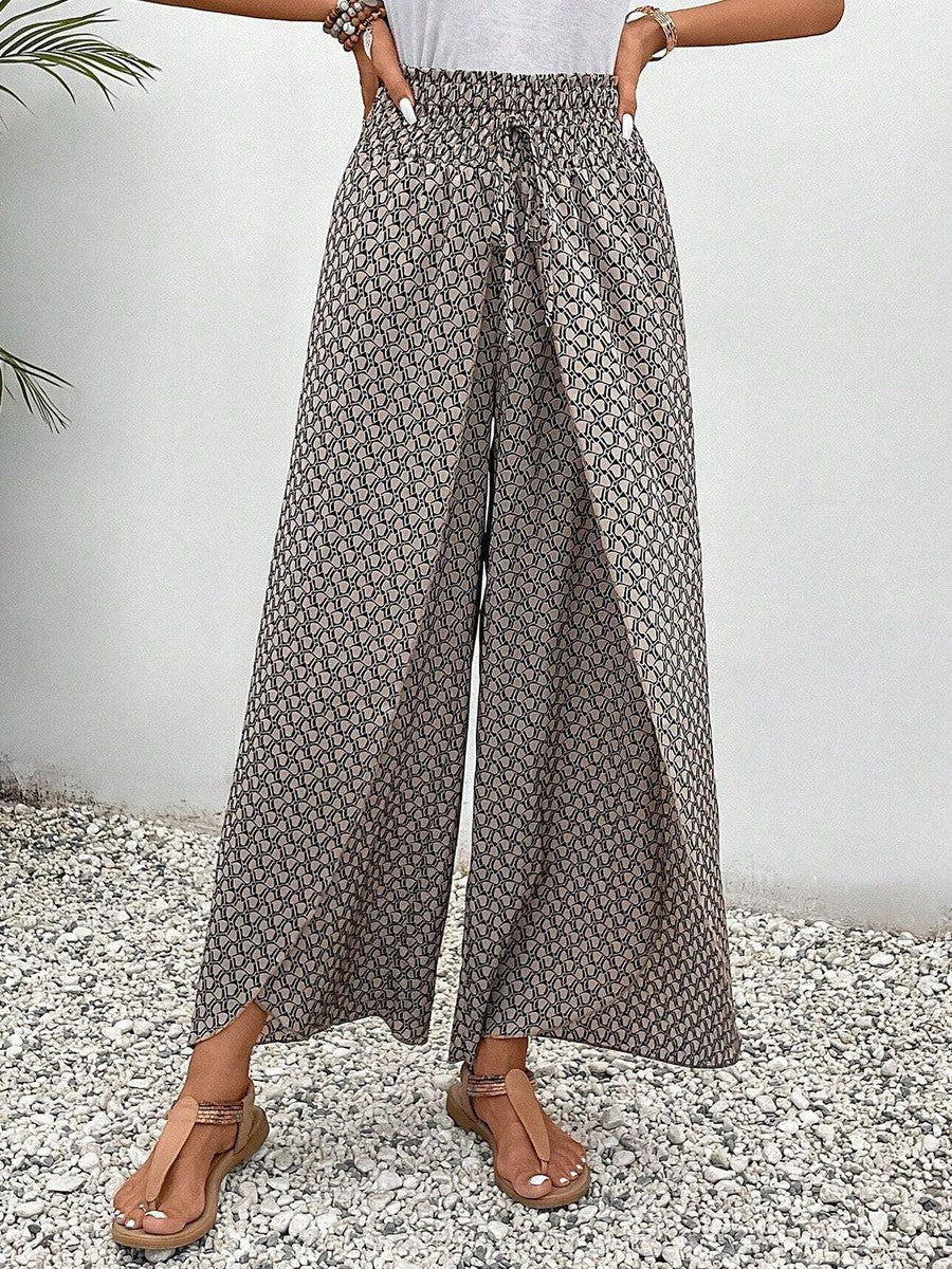 Women's Casual Pants – Elastic Waist Drawstring Comfort Fit