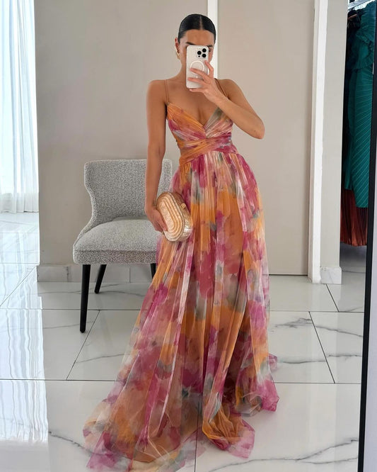Floral Print Dress – Elegant Special Occasion Dress for Women