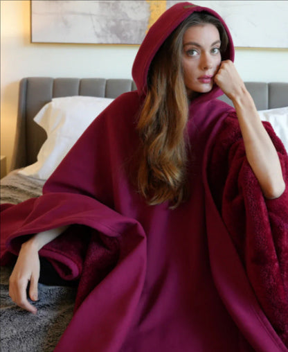 Hooded Blanket – Ultra Soft Warm Cocoon for Home Outdoors