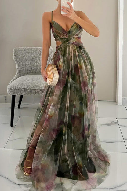 Floral Print Dress – Elegant Special Occasion Dress for Women
