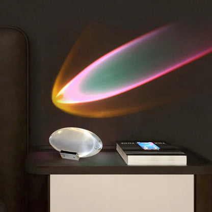 Nightstand Lamp with Star Projector Crystal Design for Bedroom Decor