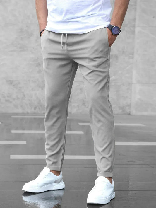 Men's Stretch Trousers – Comfortable Elegant Pants for Casual Formal Wear