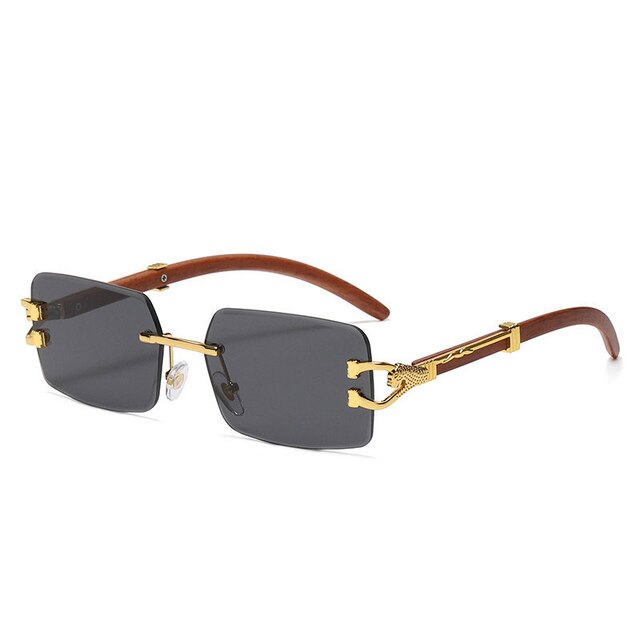 Sunglasses Unisex – Colored Lenses Gold Frame UV400 Protection
