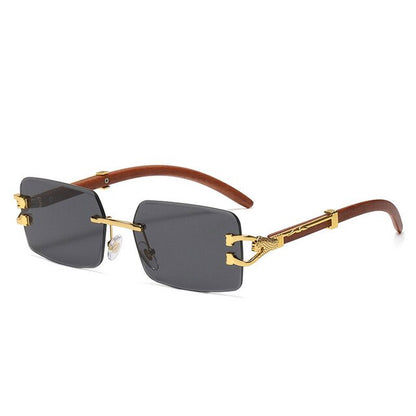 Sunglasses Unisex – Colored Lenses Gold Frame UV400 Protection