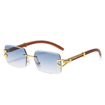 Sunglasses Unisex – Colored Lenses Gold Frame UV400 Protection