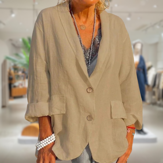 Linen Blazer Women – Lightweight Elegant Summer Jacket