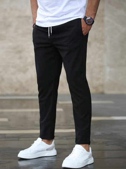 Men's Stretch Trousers – Comfortable Elegant Pants for Casual Formal Wear