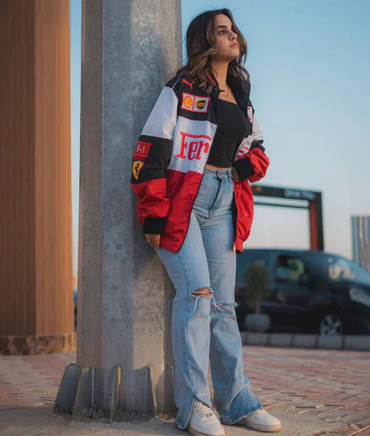 Racer Jacket Unisex – Vintage Sporty Style in Eco-Friendly Fabric