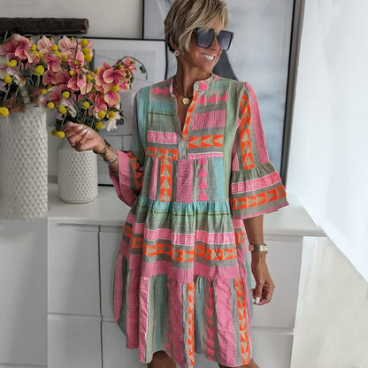 Bohemian Dress Women – Flowing Comfortable Chic Summer Dress