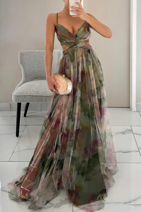Floral Print Dress – Elegant Special Occasion Dress for Women