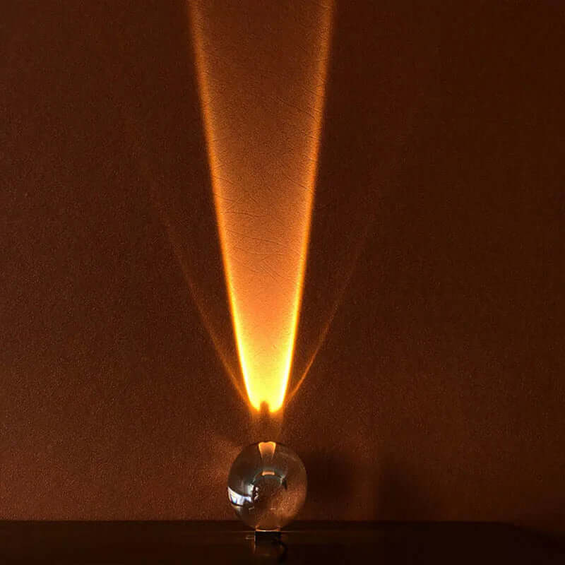 Nightstand Lamp with Star Projector Crystal Design for Bedroom Decor
