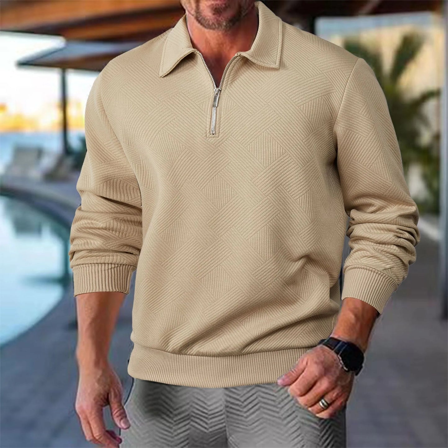Quarter Zip Sweater Women – Short Sleeve Premium Knit for Comfort