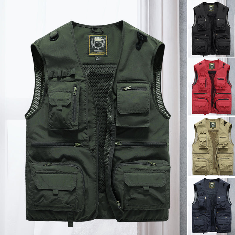 Lightweight Women's Vest – Casual Summer Vest with Pockets