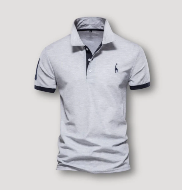 Men's Polo Shirt – Short Sleeve Casual Tee for Summer Comfort