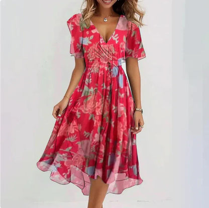 V-Neck Dress Women – Elegant Casual & Festive Dress