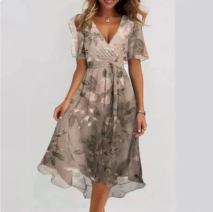 V-Neck Dress Women – Elegant Casual & Festive Dress