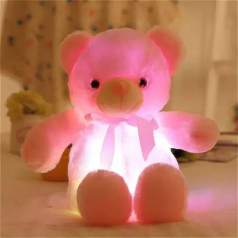 LED Plush Bear Colorful Light-Up Stuffed Animal