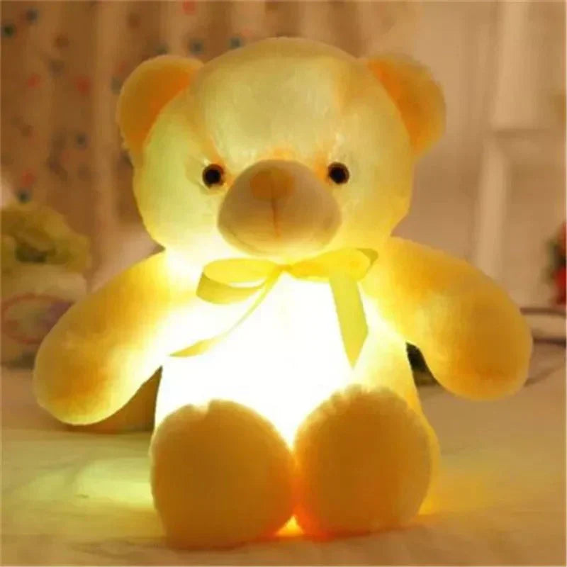 LED Plush Bear Colorful Light-Up Stuffed Animal