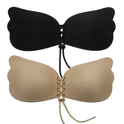 Adhesive Push-Up Bra – Backless Invisible Bra for Dresses