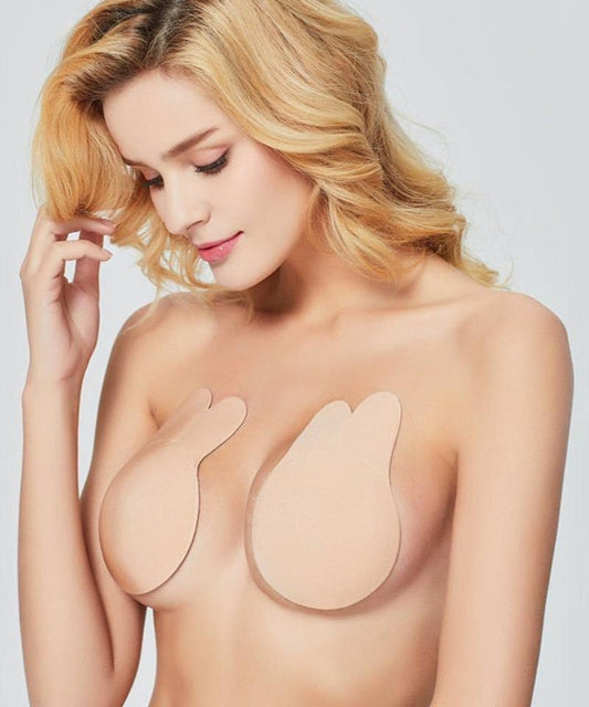 Push-Up Bra Adhesive – Comfortable Open Back Bra with Adjustable Straps